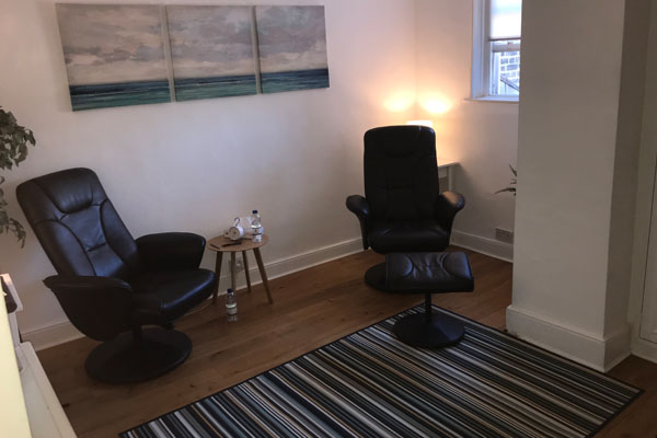 Neil Drew Hypnotherapist Office